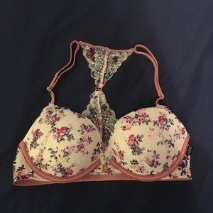 Lace push up bra